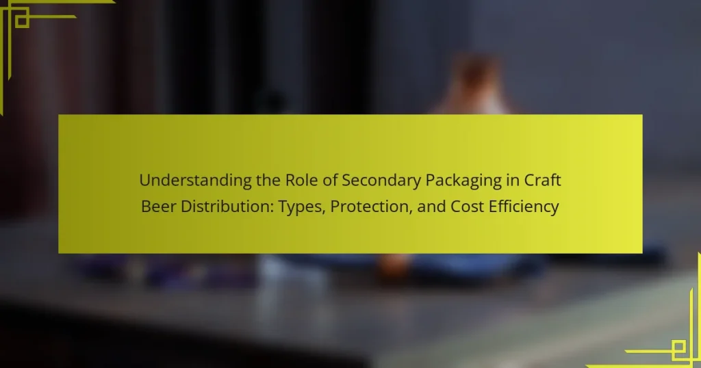 Understanding the Role of Secondary Packaging in Craft Beer Distribution: Types, Protection, and Cost Efficiency